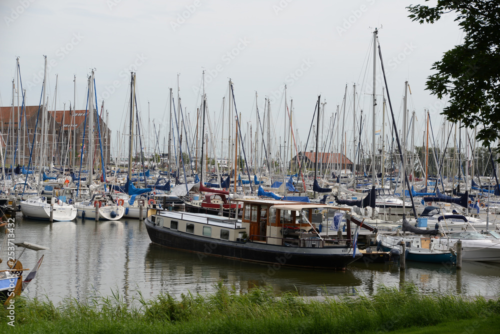 Fototapeta premium Marina von Hoorn, Holland