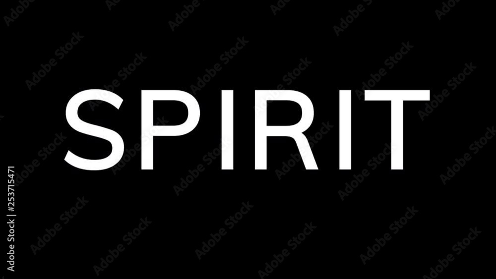 From the Glitch effect arises text SPIRIT. Then the TV turns off. Alpha channel Premultiplied - Matted with color black From the Glitch effect arises text SPIRIT. Then the TV turns off. Alpha channel Premultiplied - Matted with color black