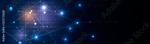 Abstract tech background. Futuristic technology interface