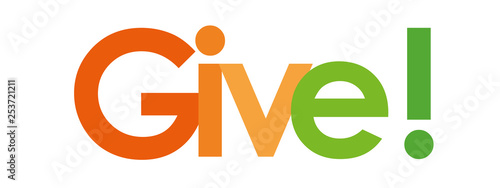 Give in white background