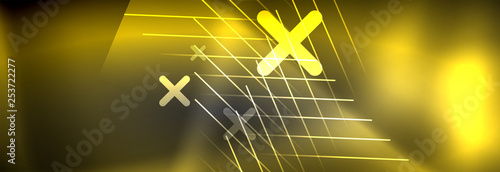 Shiny glowing lights neon color design background