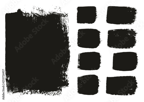Paint Brush Medium Background & Lines High Detail Abstract Vector Background Mix Set 127