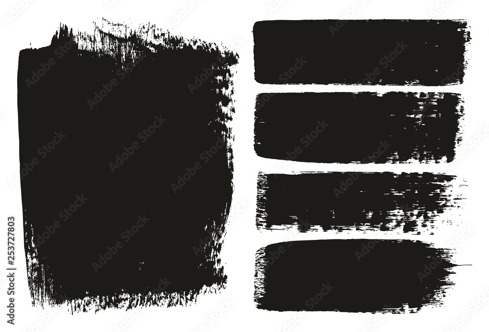 Paint Brush Medium Background & Lines High Detail Abstract Vector Background Mix Set 15