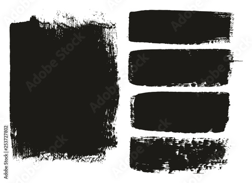 Paint Brush Medium Background & Lines High Detail Abstract Vector Background Mix Set 16