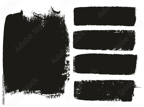 Paint Brush Medium Background & Lines High Detail Abstract Vector Background Mix Set 12