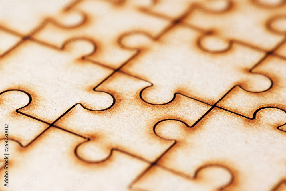 Puzzle close up Puzzle close up