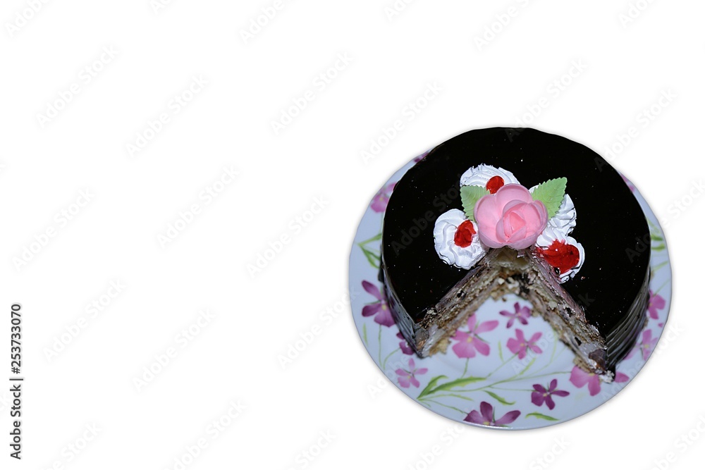 a slice of chocolate cake a slice of chocolate cake