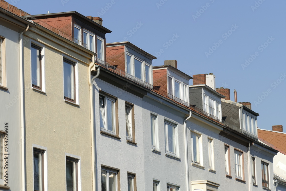 Dächer, Dachfenster, Wohngebäude