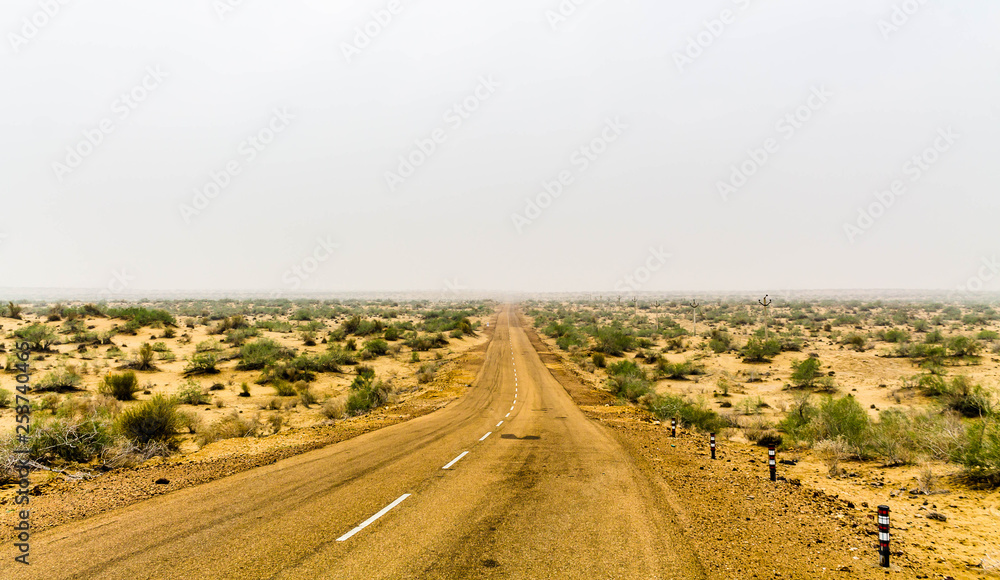 Naklejka premium the endless roads