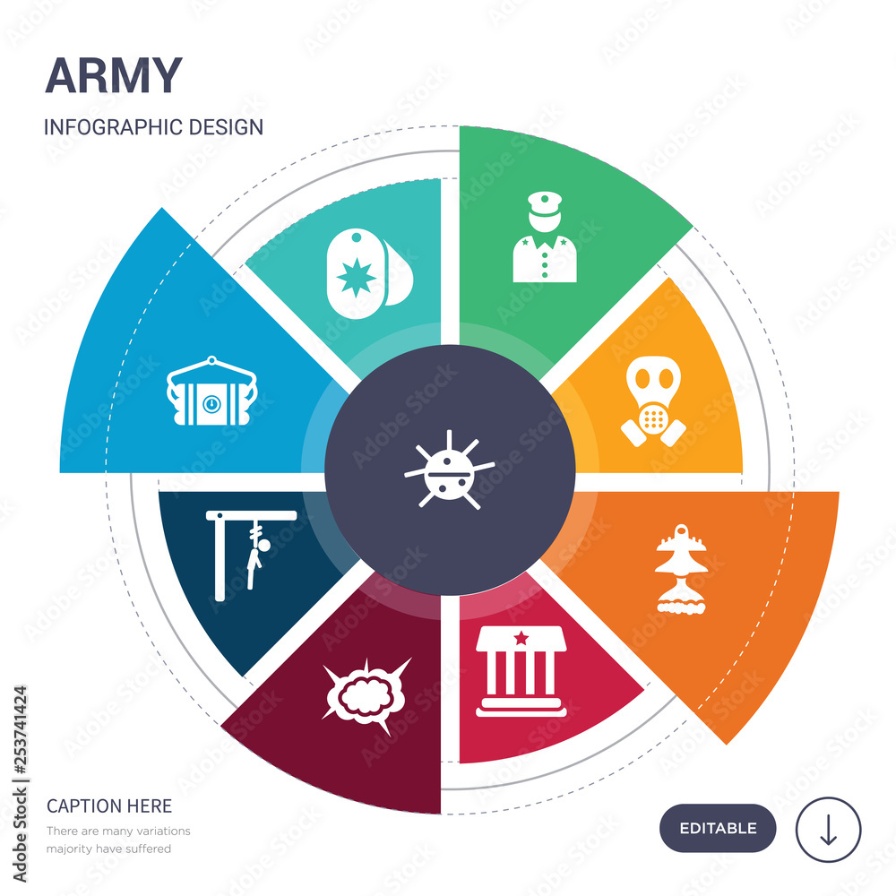 set of 9 simple army vector icons. contains such as depth charge, dog tag, dynamite, execution, explosion, federal agency, fighter plane icons and others. editable infographics design set of 9 simple army vector icons. contains such as depth charge, dog tag, dynamite, execution, explosion, federal agency, fighter plane icons and others. editable infographics design