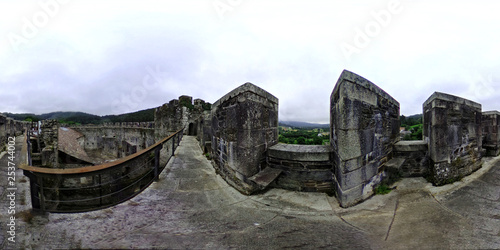 Medieval castle of Moeche. Ferrol. Galicia. Spain photo