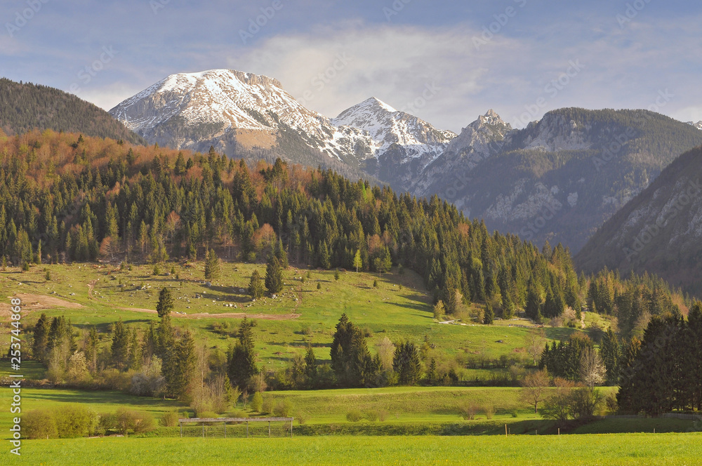 Slovenia, Stara Fuzina, Triglav National Park, Alpine area of Slovenia, Triglav National Park. Slovenia, Stara Fuzina, Triglav National Park, Alpine area of Slovenia, Triglav National Park.