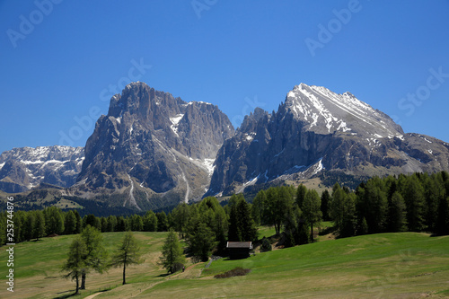 Seiser Alm in den Dolomiten, Südtirol, Italien, Europa
