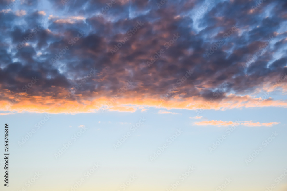 clouds landscape sunset sun set