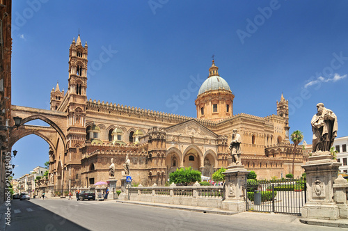 Palermo Cathedral is the cathedral church of the Roman Catholic Archdiocese of Palermo located in Palermo Sicily southern Italy. photo