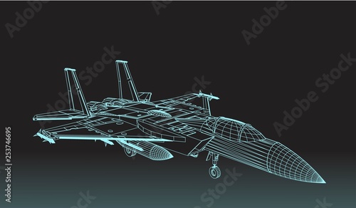 Jet plane structure