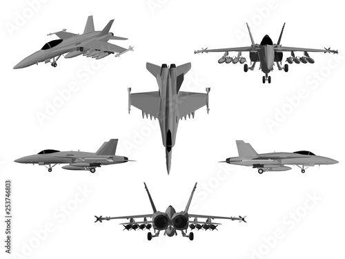 set of planes photo