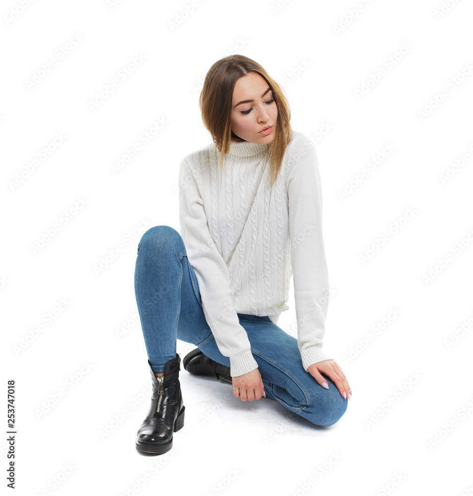Portrait of beautiful young woman Portrait of beautiful young woman
