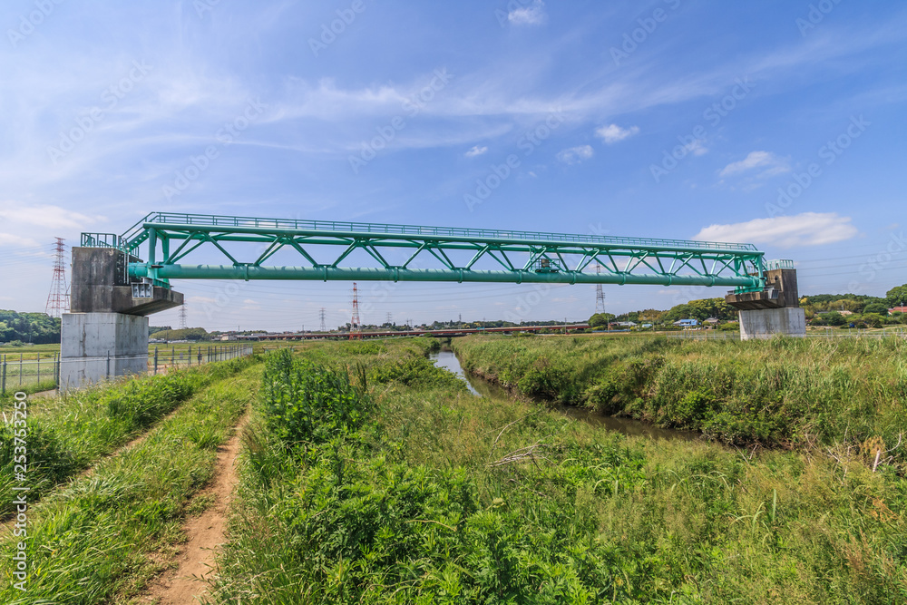 春の四街道市の田園風景 春の四街道市の田園風景