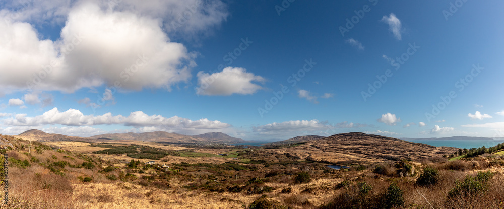 Panoramic view of Castletownbere, Beara Peninsula, County Cork, Ireland