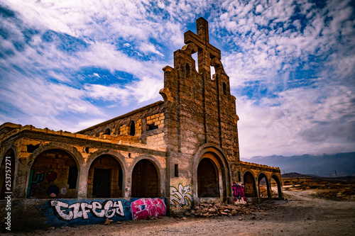 The abandoned sanatorium of Abades - the Church