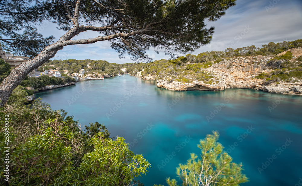 The Bay of Cala Figuera in Mallorca, Spain