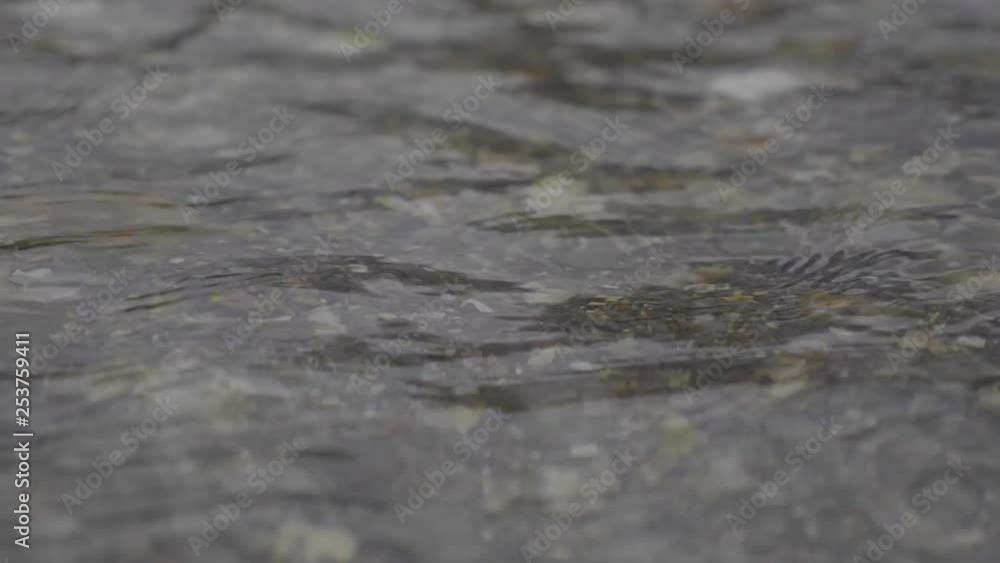 Lake water flowing peacefully in slow motion Lake water flowing peacefully in slow motion