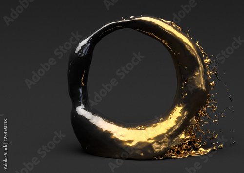 Liquid gold and black series