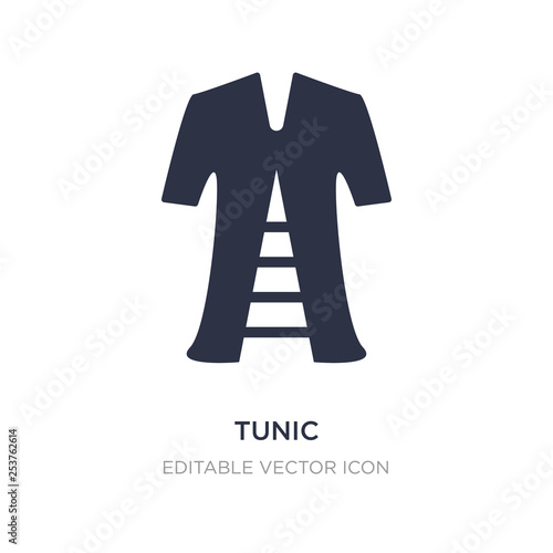 tunic icon on white background. Simple element illustration from Fashion concept.