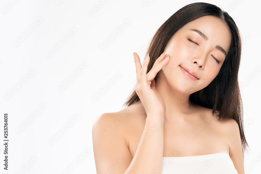 Beautiful Young asian Woman with Clean Fresh Skin Beautiful Young asian Woman with Clean Fresh Skin