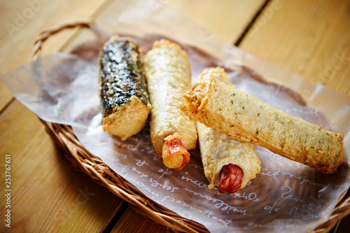 Принти на полотні Korean deep fried fishcake