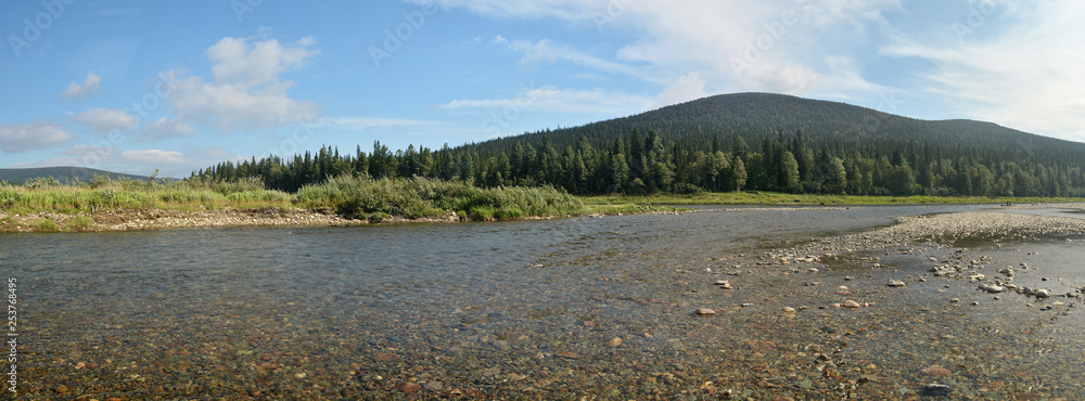 Northern Urals. The river in the national Park Northern Urals. The river in the national Park