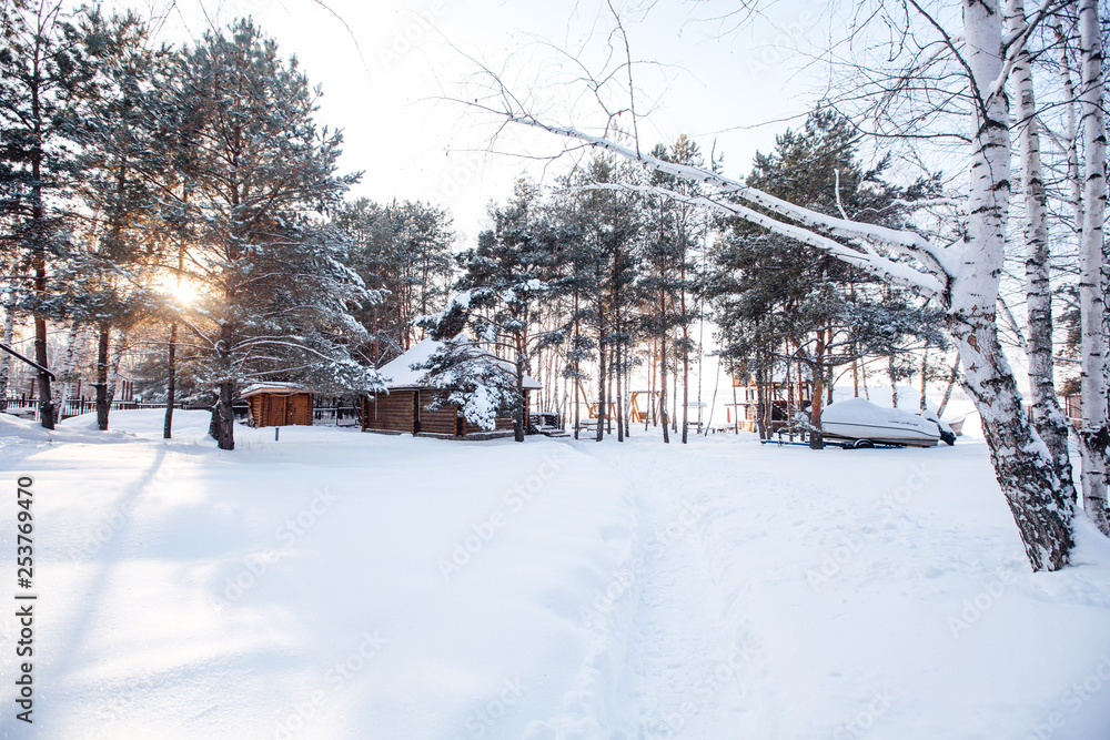 private land in winter