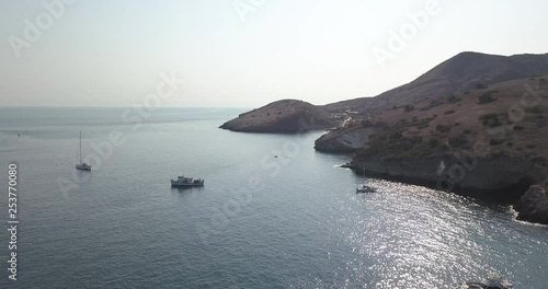 Beautiful 4k drone footage of Two Harbors, Catalina Island photo