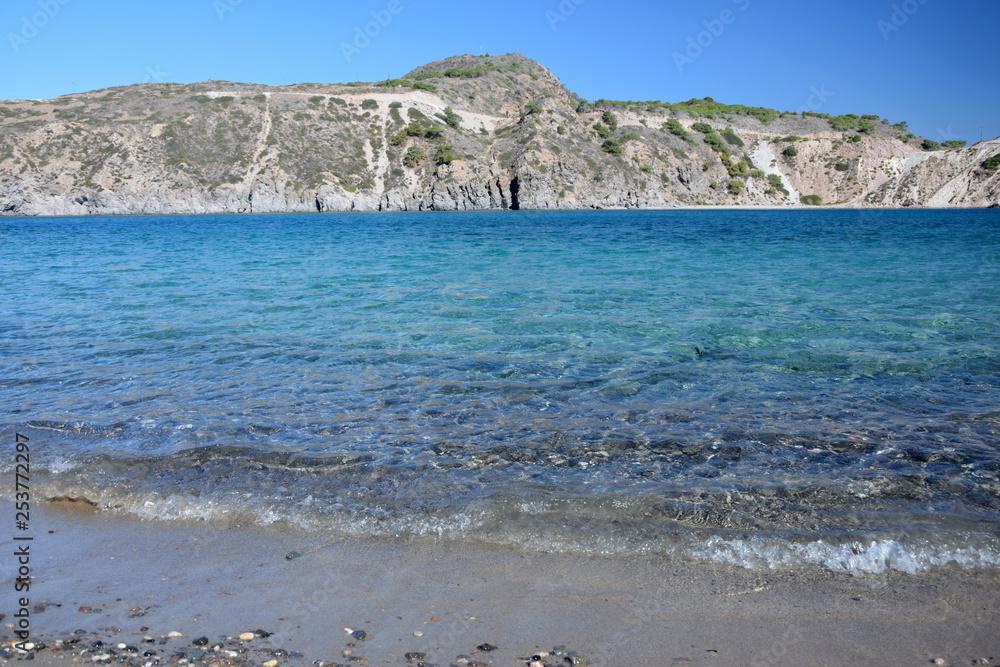 Obraz premium Blick von Agios Antonios nach Gyali