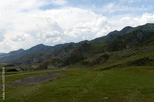 Chui tract in the area of the tract kalbak-Tash. Altai Republic, Siberia, Russia