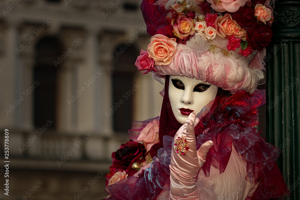 Mask at the Carnival in Venice