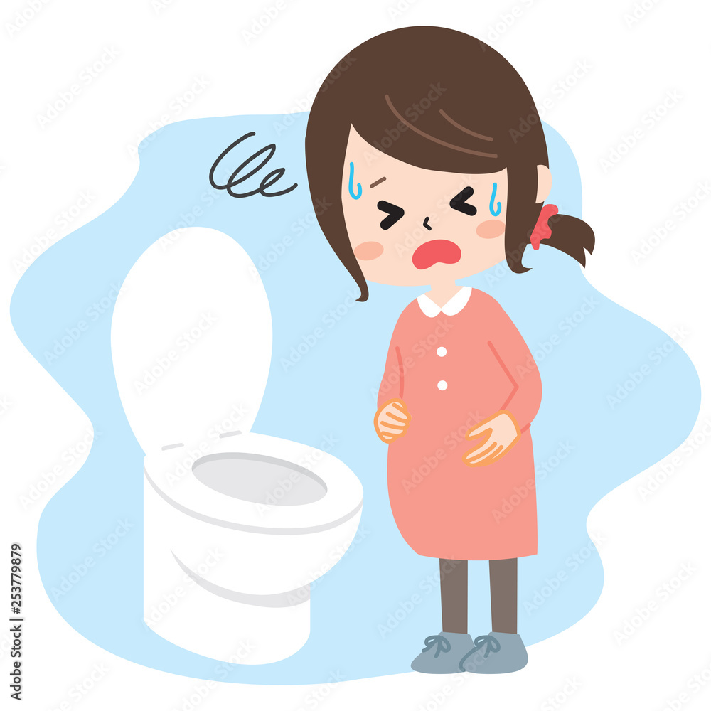 Pregnant woman suffering from morning sickness Pregnant woman suffering from morning sickness