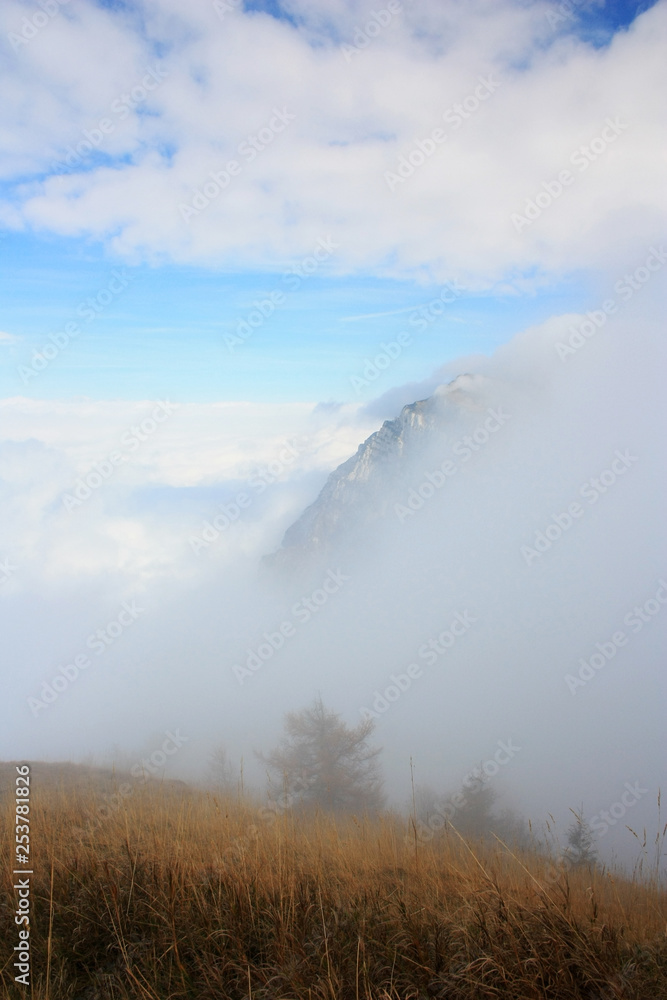 Fog in the mountains