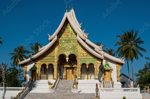 Haw Pha Bang building in the Royal Palace grounds, Luang Prabang, Laos © Marina Marr