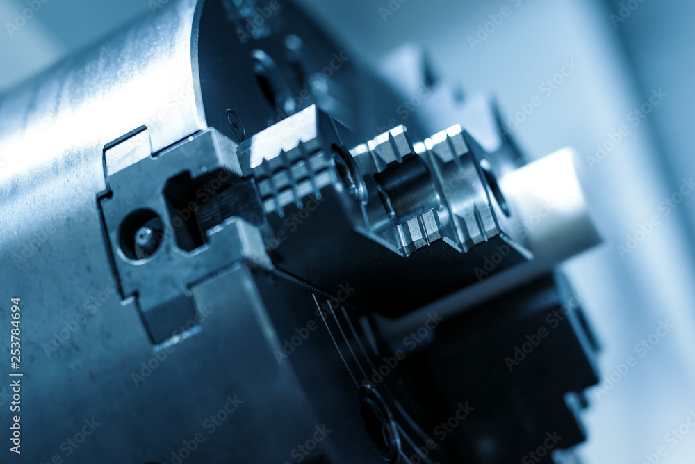 The CNC lathe machine The CNC lathe machine