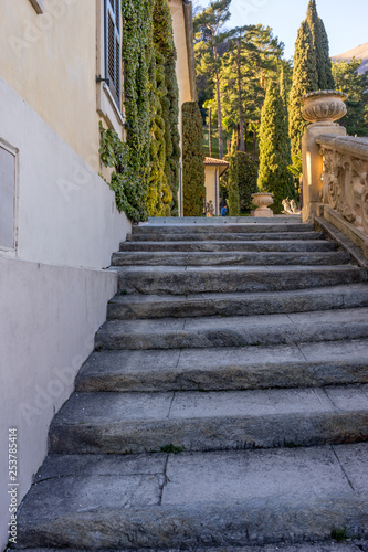Italy, Lecco, Lake Como, a stone staircase © SkandaRamana