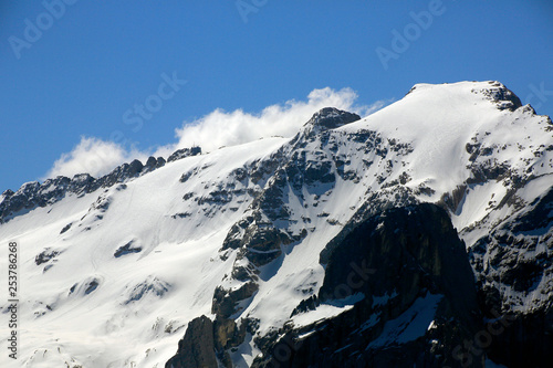 Marmolada mit Gletscher, Dolomiten, Italien, Europa photo