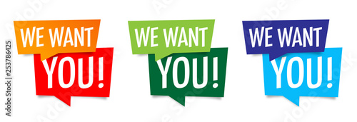 We want you