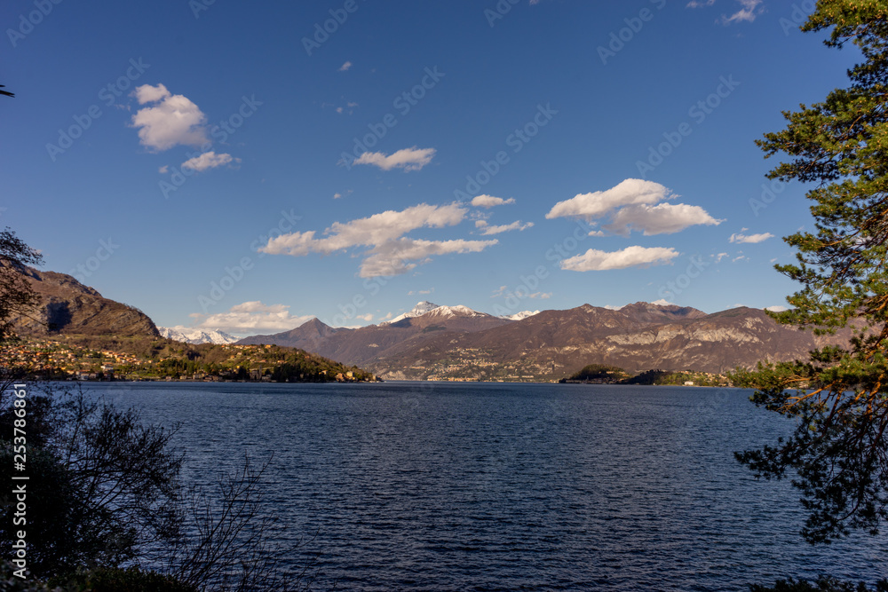 Italy, Lecco, Lake Como, a large body of water