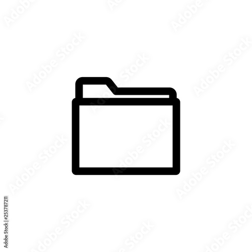 Folder icn. File archive sign