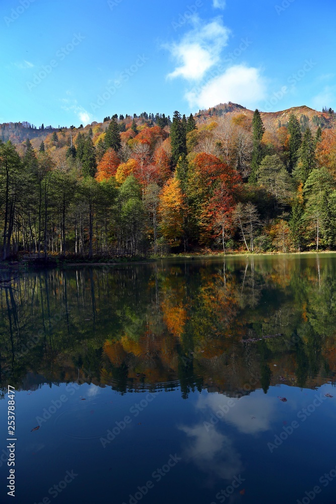 gorgeous lake landscape photos.artvin/savsat/turkey