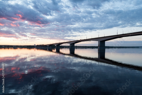 Wallpaper Mural bridge at sunset Torontodigital.ca