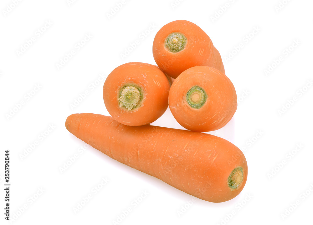 fresh Carrots isolated on white background fresh Carrots isolated on white background