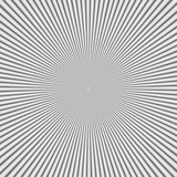 Rays in Black and White / An abstract fractal image with a sun beam ray design in pin stripe black and white.